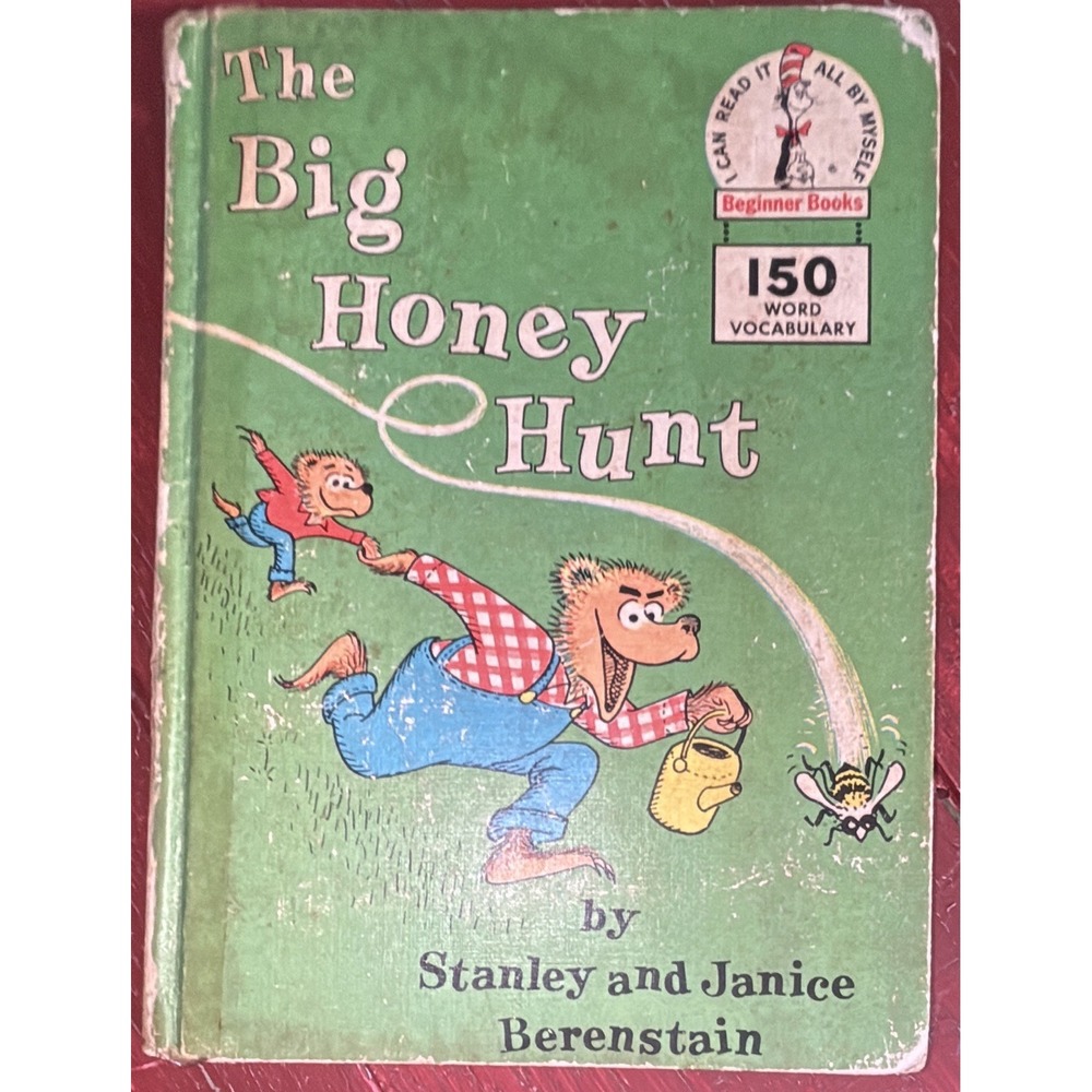 Stan & Jan Berenstain BIG HONEY HUNT Beginner Books 1st Ed/1st Printing DJ 1962